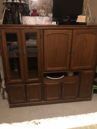 Beautiful aok display/ storage/ entertainment cabinet 