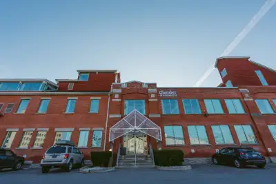 One of Guelph’s most impressive and unique downtown professional office buildings has three private...