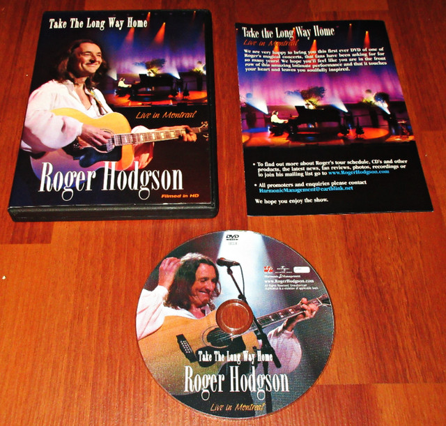 DVD :: Roger Hodgson – Take The Long Way Home (Live In Montreal) in CDs, DVDs & Blu-ray in Hamilton - Image 3