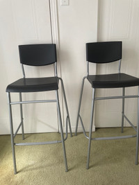 2 Ikea bar stools 