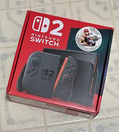 Brand New_Nintendo Switch 2 Mario Kart World Bundle, View more
