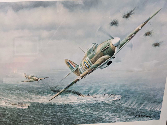 Attack on E-Boat Limited edition print - WW2 signed by pilots   in Arts & Collectibles in Oakville / Halton Region