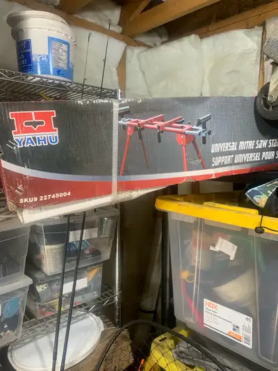 tools chopsaw stand was never used, View more