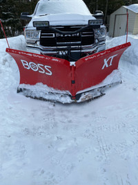 Boss 8’2” V plow XT