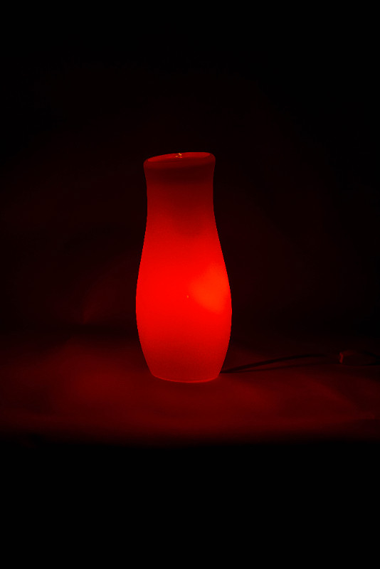 Red IKEA Mylonit allo all Glass Frosted Retro Table Lamp in Indoor Lighting & Fans in Barrie - Image 4