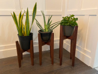 Mid Century Modern Plant Stands