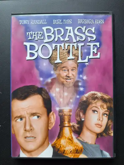 The Brass Bottle (1964) Movie on DVD is in perfect condition, like new. Tony Randall, Burl Ives, Bar...