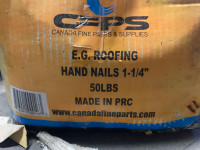 1 1/4 roofing nails. 