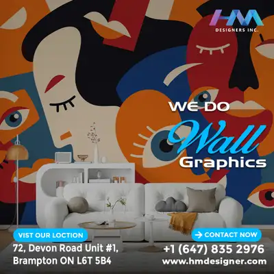 Wall Graphics – Custom Design & Installation, View more