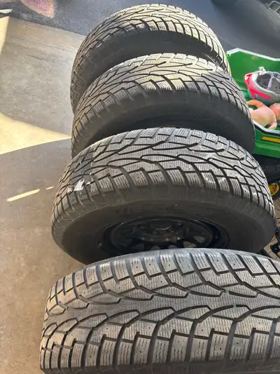 Uniroyal - Tiger Paw winter tires on rims (came off a 2022 GMC Silverado) Only used 2 months. Reason...