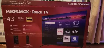 43 inch Smart TV 4K Full HD +  Roku TV new in box for sale 220$!, View more