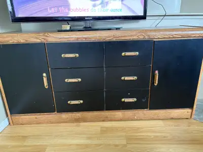 Black & Wood Cabinet, View more