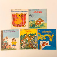 Vintage 1960s Lot of Fuzzy Wuzzy Books Tuffer Tortoise Duckling