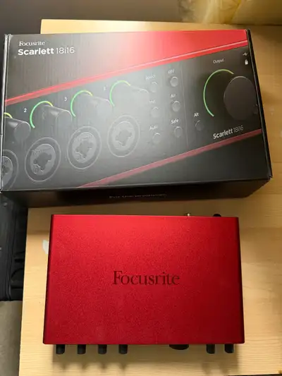 Focusrite Scarlett 18i16 4th Gen Audio Interface (like new), View more