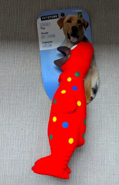 Brand New PetStore Squeaky Chicken Dog Toy, View more
