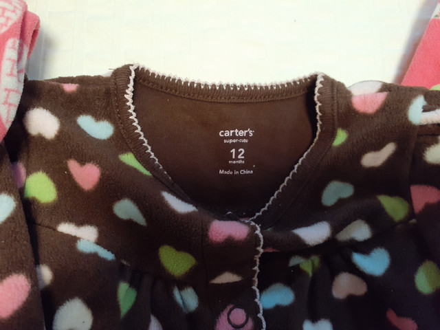 Children's Fleece Sleepers 12 Months in Clothing - 9-12 Months in Regina - Image 3