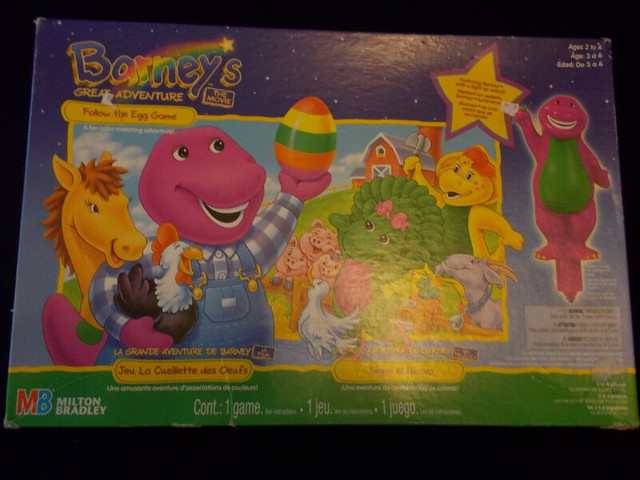 barney great adventure egg toy