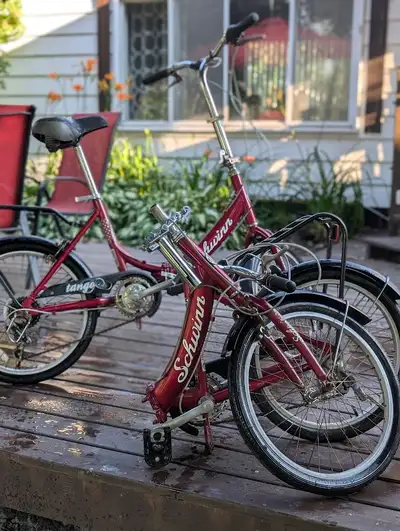 Deux vélos pliables à vendre, View more