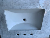 Marble countertop with sink