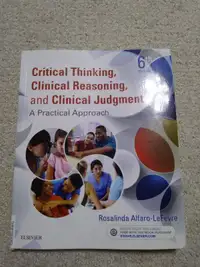 Critical thinking, clinical reasoning & clinical judgment book!