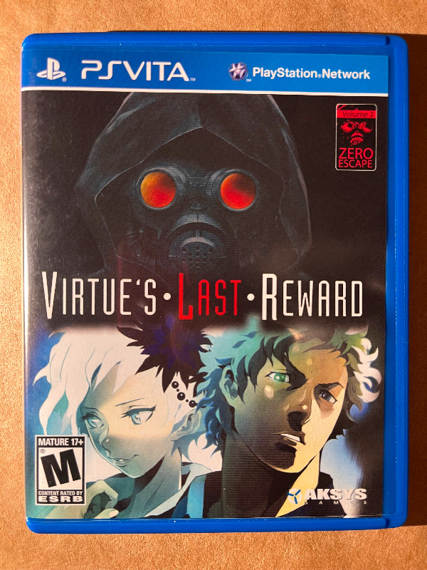 Jeu Zero Escape Virtue’s Last Reward PS Vita Game dans Sony PSP, Vita  à Ville de Montréal