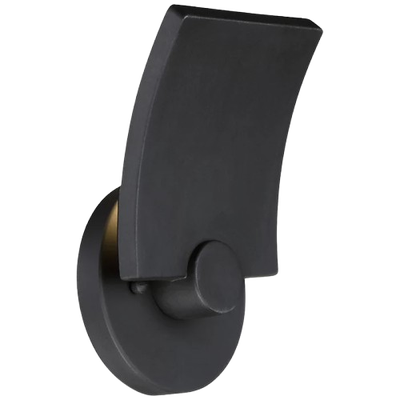 We've got a brand new George Kovacs Flipout LED wall sconce in black. Its compact curved blade and r...