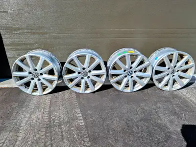 Alloy wheel rims previously used for winter tires. Rim size 16H2x7J used with 205-55-R16 tires. $150...