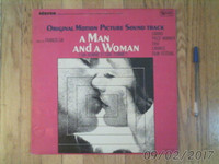 vintage Vinyl LP - A Man and a Woman - SOUNDTRACK 1966