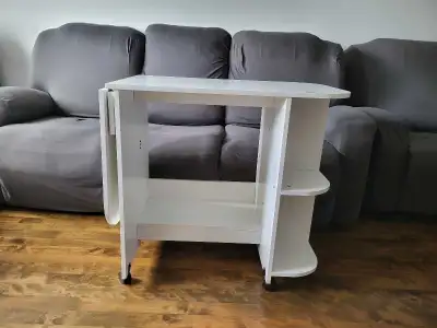 Table pliante blanche /// White folding table, View more