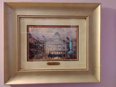 Art print titled "Flags Over the Capital", View more