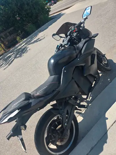 Needs new battery, otherwise runs very well, goes 80km/h governer is disconected!! Brakes and tires...