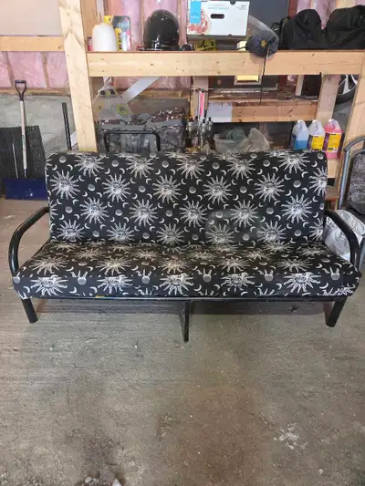 Futon frame and cushion, View more