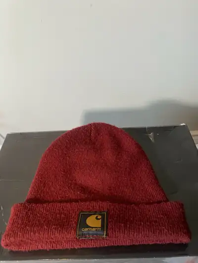 BURGUNDY CARHARTT BEANIE ONE SIZE , View more