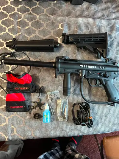 Tipppmann A5 Response Trigger Paintball Marker Setup, View more