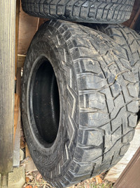 Four 35toyo open country  inch mud tires 