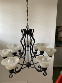 8 bulb chandelier