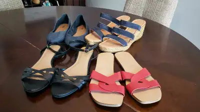 Women's Sandals, Slides, Flats Perfect Condition Size 10, View more