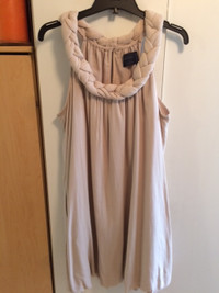 Zara Basic cream sleeveless dress $20, medium