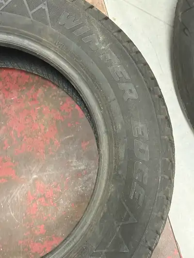 Full set of 4 slightly used, like new Motomaster Winter Edge tires. Used for 1 season. Bought a new...