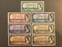 Papier-Monnaie Série 1954 Visage modifié
