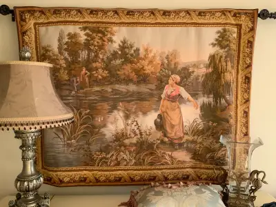 Toile murale tissée a la main IMPORTATION, View more