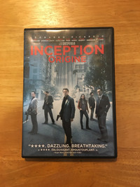 Inception DVD with Leonardo DiCaprio in excellent condition
