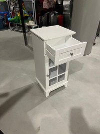 White cabinet/ side table 