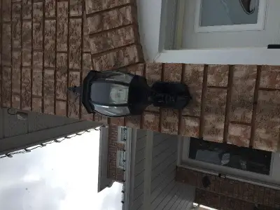 2 Black Outdoor Wall Lights, View more