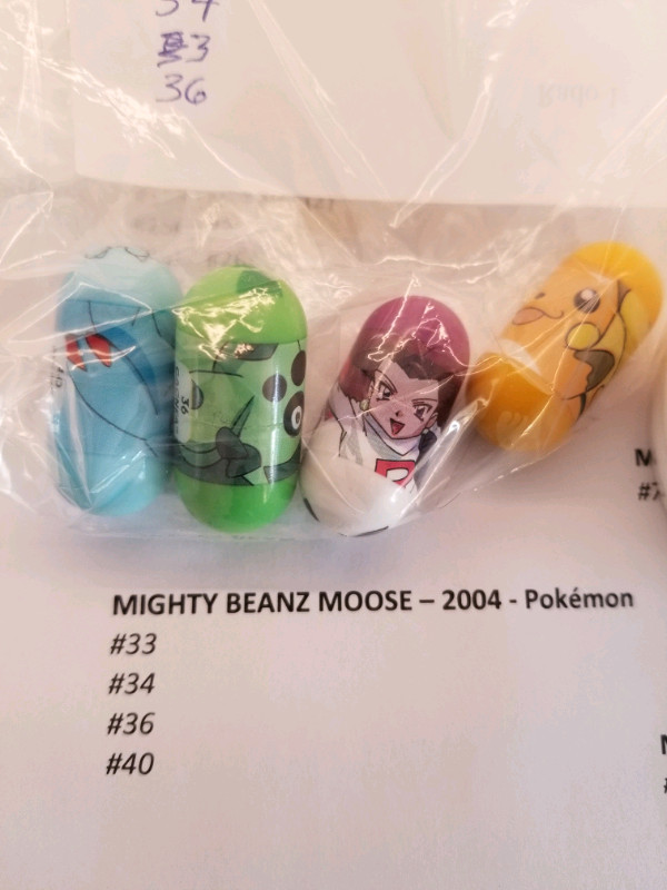 2004 Pokemon Mighty Beanz Moose $5 ea. in Toys & Games in Ottawa