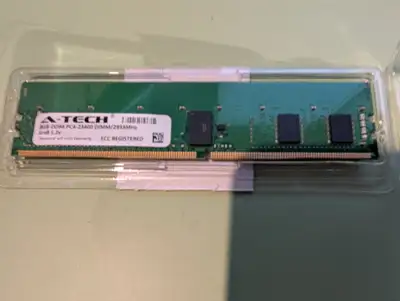 A-Tech 8GB DDR4-2933 PC4-23400 ECC Registered RDIMM (Server RAM), View more