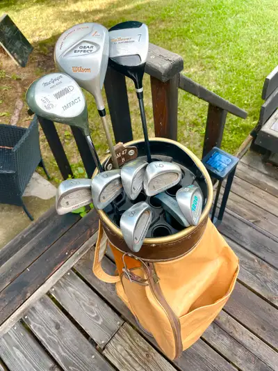 Men’s RH Golf Clubs w/bag, View more
