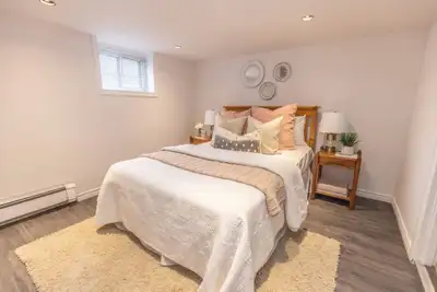 Enjoy a private, quiet apartment in a convenient Etobicoke location. Just a short walk to TTC and GO...