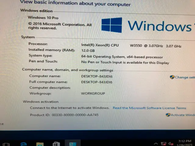 Dell Precision T3500 Workstation PC Xeon 3.7GHz 12GB RAM in Desktop Computers in Markham / York Region - Image 6