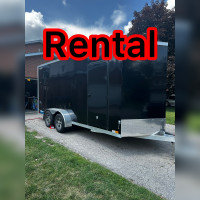 7’x18’ ENCLOSED TRAILER FOR RENT TRAILER RENTAL